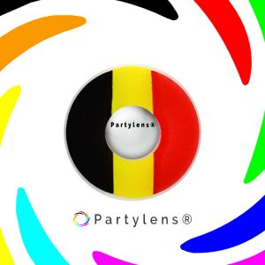 Vlag België contactlenzen www.partylens.nl