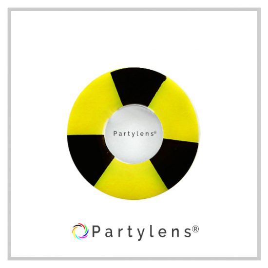 Bicolor Black-Yellow www.partylens.nl