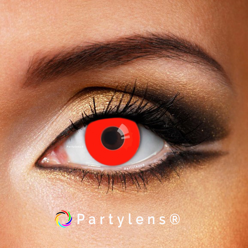 Red Out - rode kleur contactlenzen Partylens® - Partylens